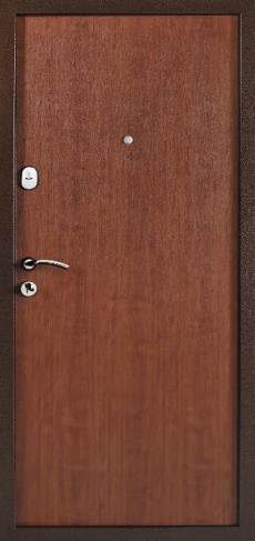 Входная дверь зеркальная внутри №6